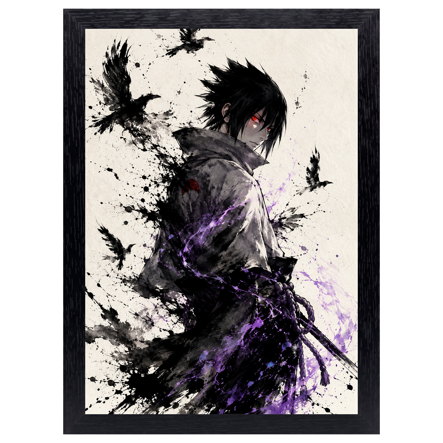 Cuadro Sasuke Ilustración – Naruto · Ilustración