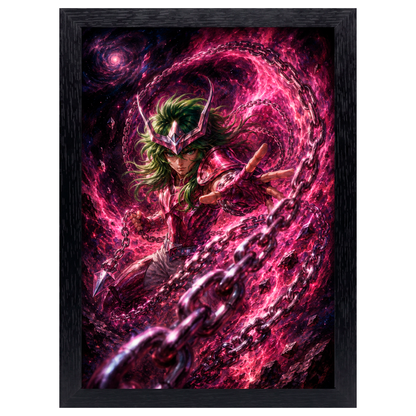 Cuadro Andrómeda Shun – Saint Seiya · Holográfico