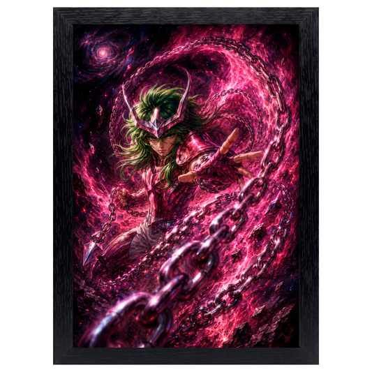 Cuadro Andrómeda Shun – Saint Seiya · Holográfico