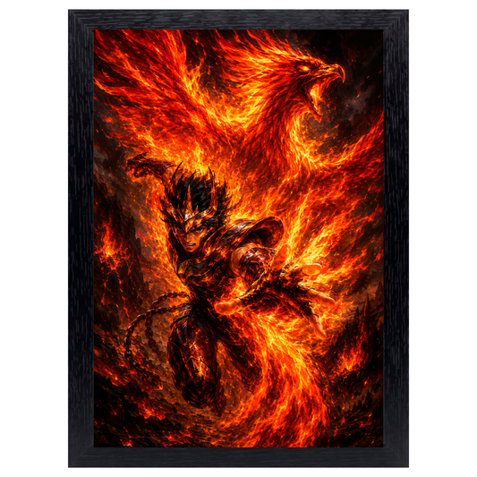 Cuadro Phoenix Ikki – Saint Seiya · Holográfico