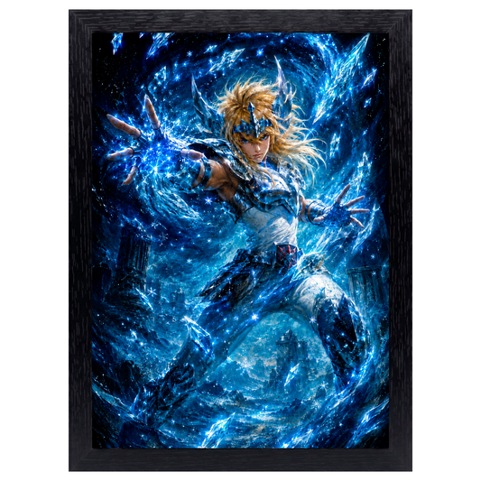 Cuadro Cygnus Hyoga – Saint Seiya · Holográfico