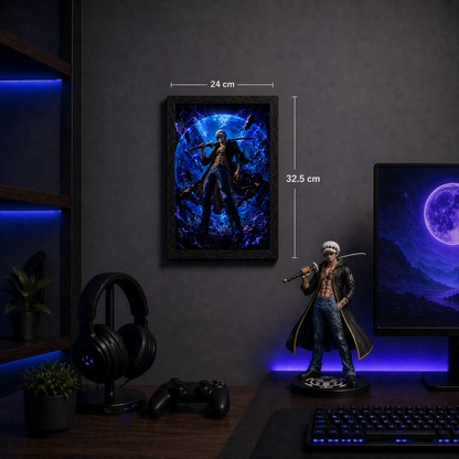 Cuadro Trafalgar Law – One Piece · Holográfico
