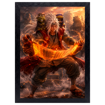 Cuadro Jiraiya – Naruto · Holográfico