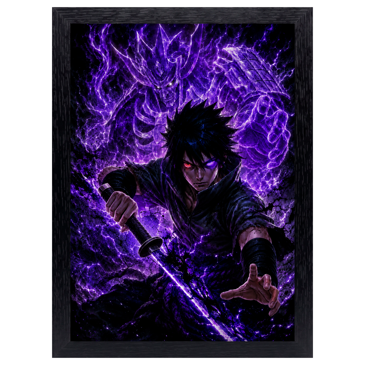 Cuadro Sasuke – Naruto · Holográfico