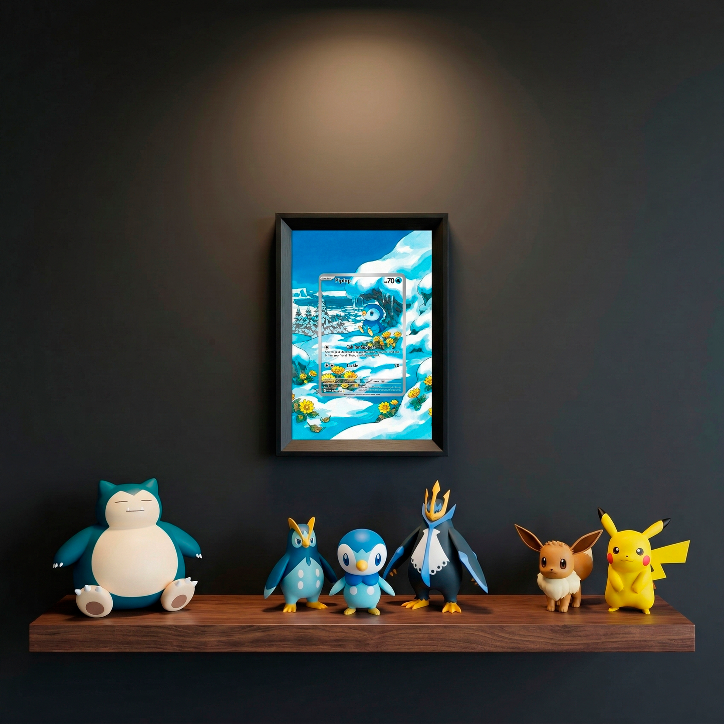 Cuadro Piplup (098/094) – Pokémon · Phantasmal Flames · Diseño Expandido