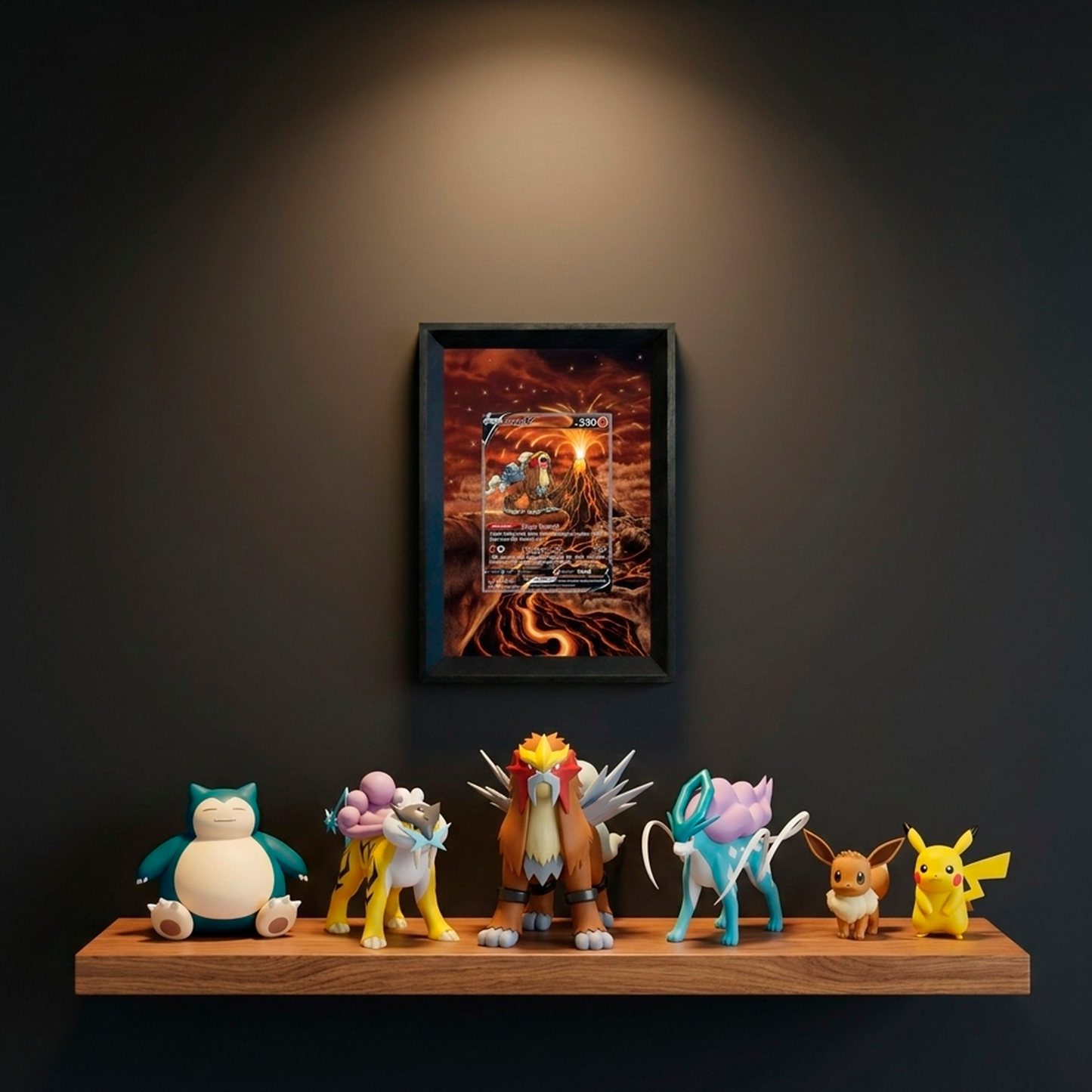 Cuadro Entei V (GG36) – Pokémon · Crown Zenith · Diseño Expandido