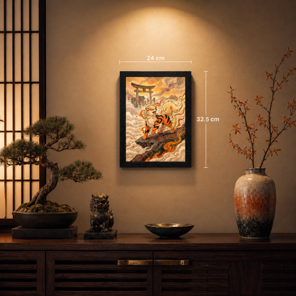 Cuadro Arcanine – Pokémon · Ilustración Japonesa