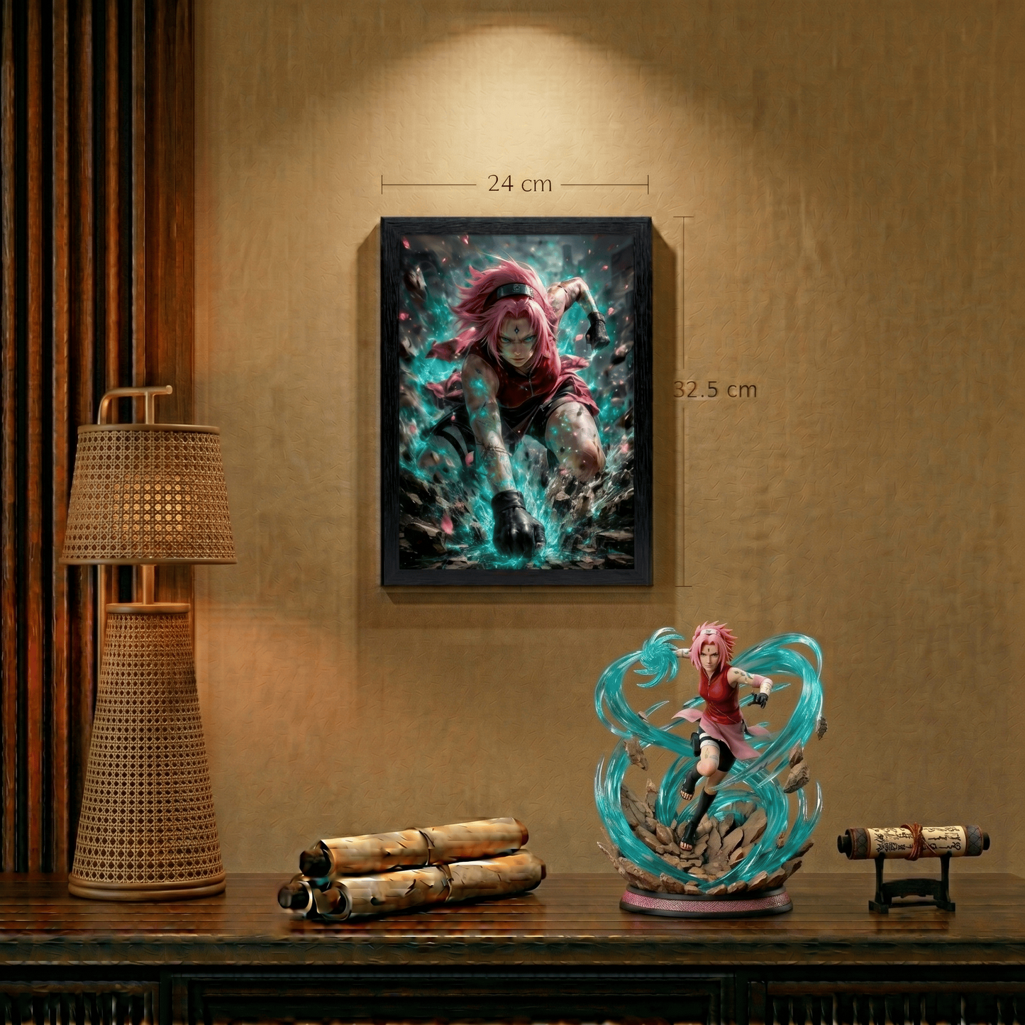 Cuadro Sakura – Naruto · Holográfico