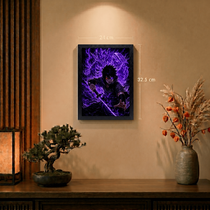 Cuadro Sasuke – Naruto · Holográfico
