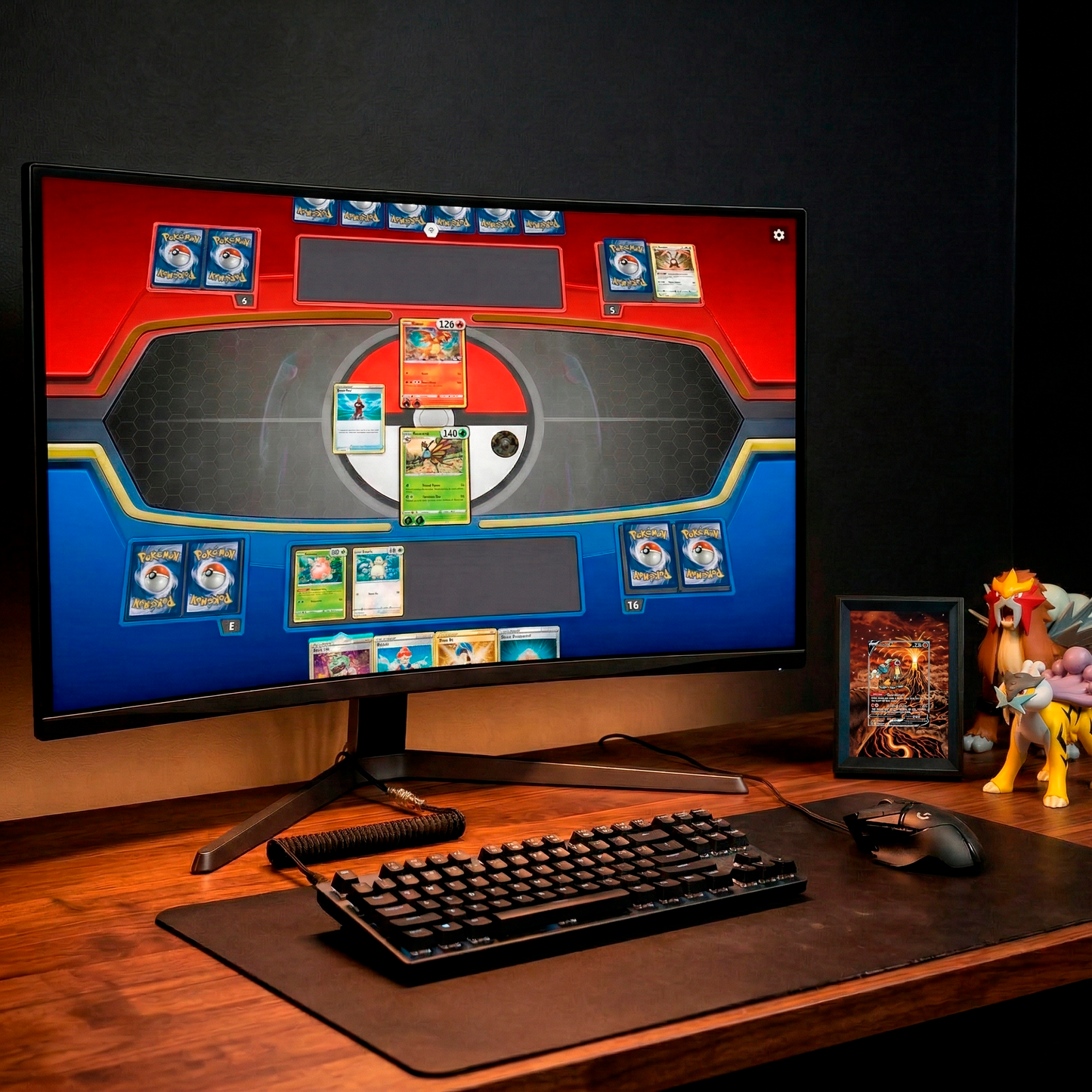 Cuadro Entei V (GG36) – Pokémon · Crown Zenith · Diseño Expandido