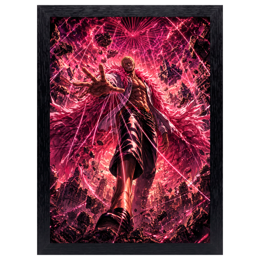 Cuadro Doflamingo – One Piece · Holográfico