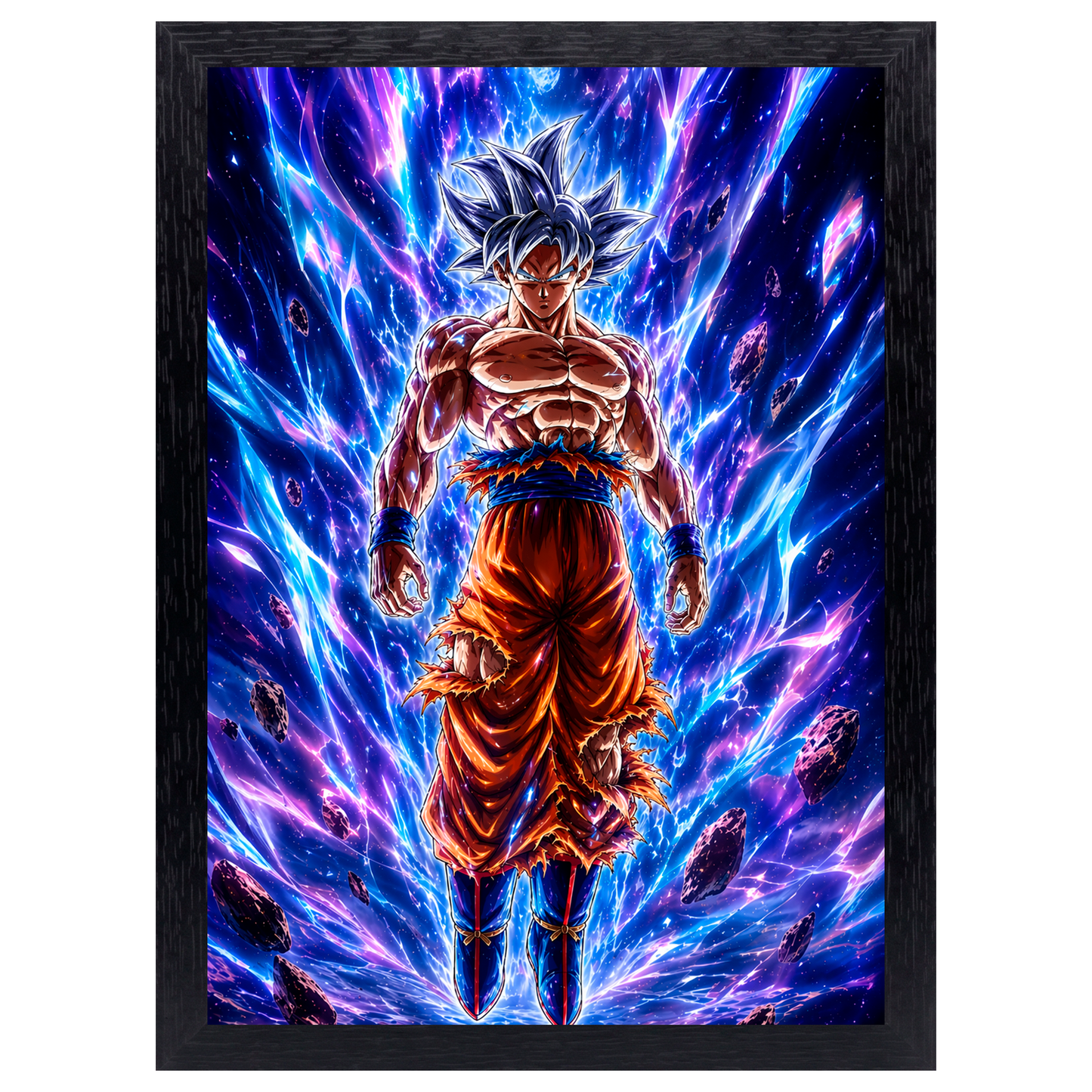 Cuadro Goku Ultra Instinto– Dragon Ball · Holográfico