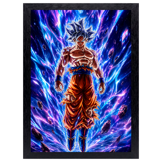 Cuadro Goku Ultra Instinto– Dragon Ball · Holográfico