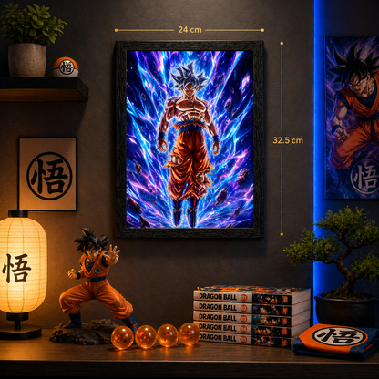 Cuadro Goku Ultra Instinto– Dragon Ball · Holográfico