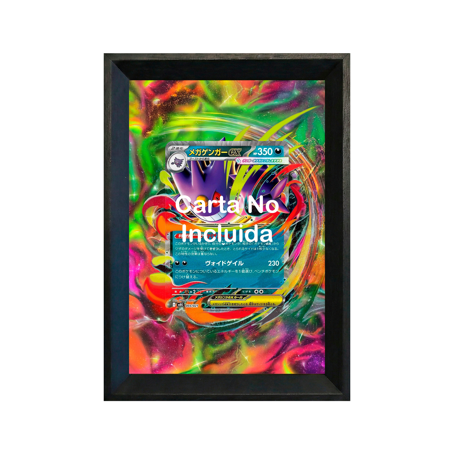 Cuadro Mega Gengar ex (056/094) – Pokémon · Phantasmal Flames · Diseño Expandido