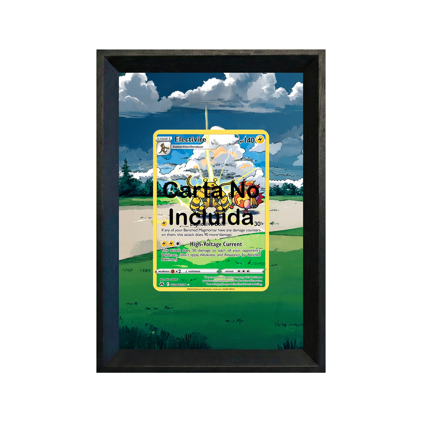 Cuadro Electivire (GG08) – Pokémon · Crown Zenith · Diseño Expandido