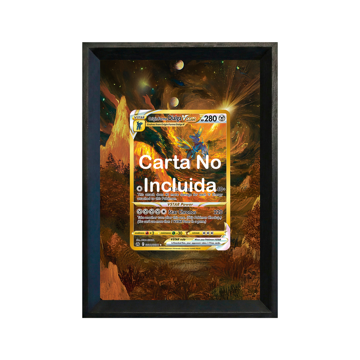 Cuadro Dialga VSTAR Origen (GG68) – Pokémon · Crown Zenith · Diseño Expandido