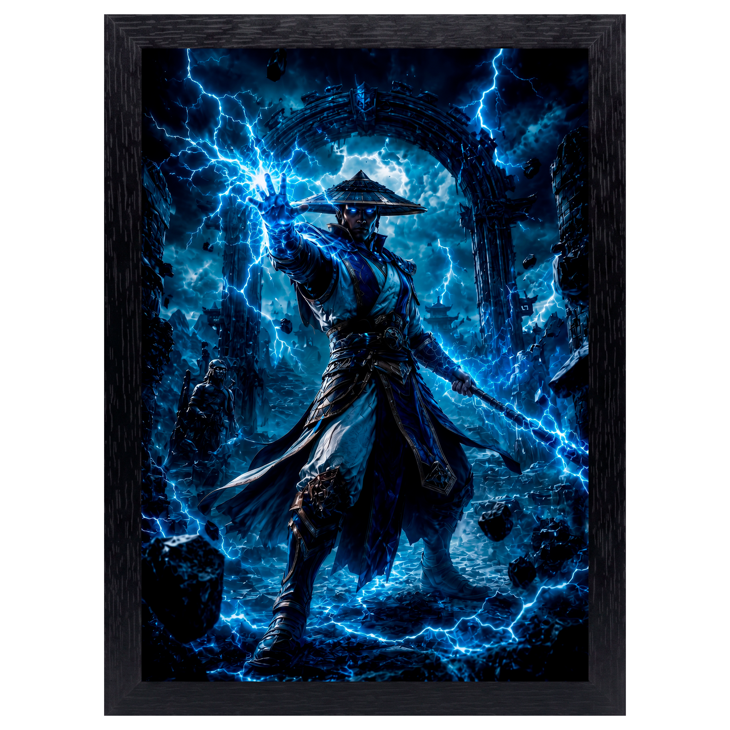 Cuadro Raiden – Mortal Kombat · Holográfico