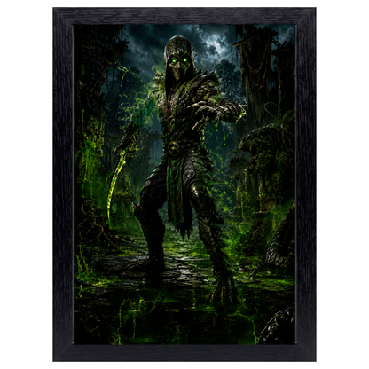 Cuadro Reptile – Mortal Kombat · Holográfico