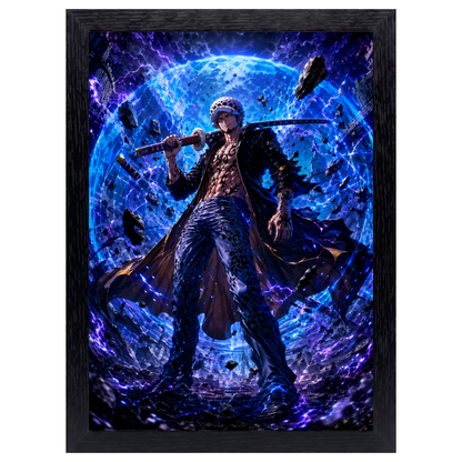 Cuadro Trafalgar Law – One Piece · Holográfico
