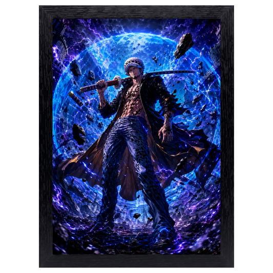 Cuadro Trafalgar Law – One Piece · Holográfico
