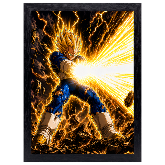 Cuadro Vegeta – Dragon Ball · Holográfico