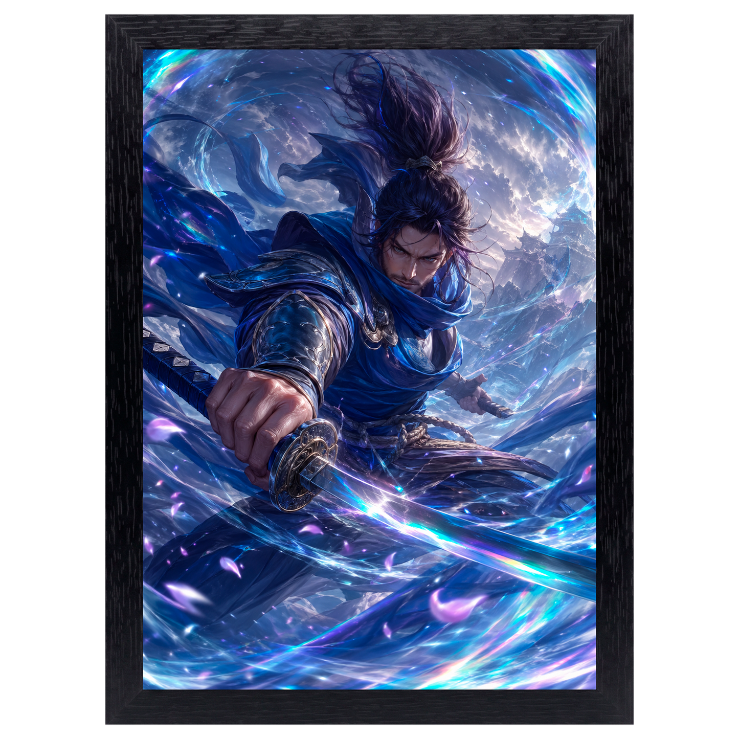 Cuadro Yasuo – League of Legends · Holográfico